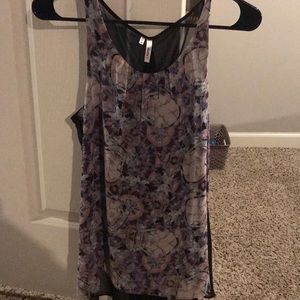 Studio Y dressy tank, with sheer back